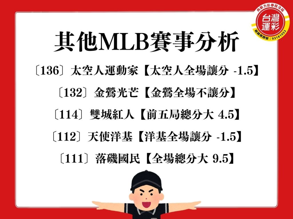 溜馬雷霆G6 MLB賽事分析 太空人對運動家