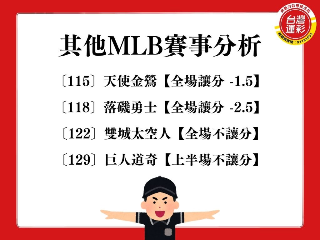 溜馬雷霆 MLB賽事分析 天使金鶯