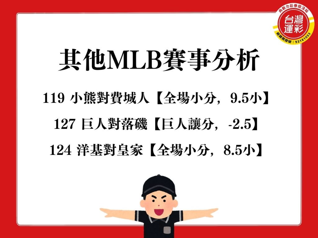 老虎金鶯 MLB賽事分析 小熊費城人