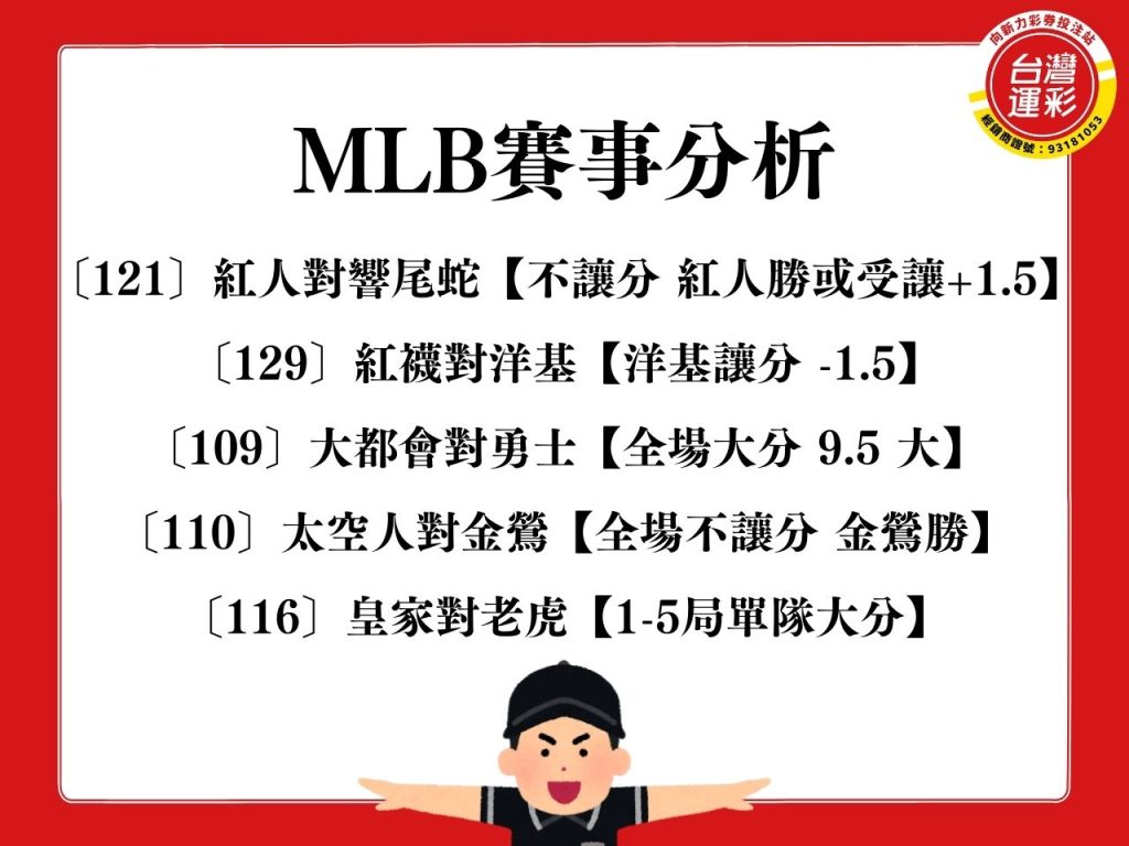 MLB運彩分析 紅襪對洋基 免費運彩分析