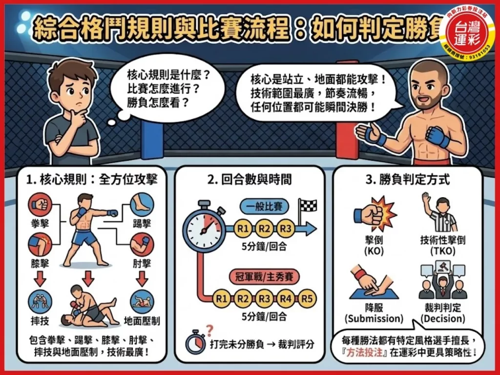 綜合格鬥 格鬥之夜 綜合格鬥比賽 綜合格鬥規則 綜合格鬥運彩
