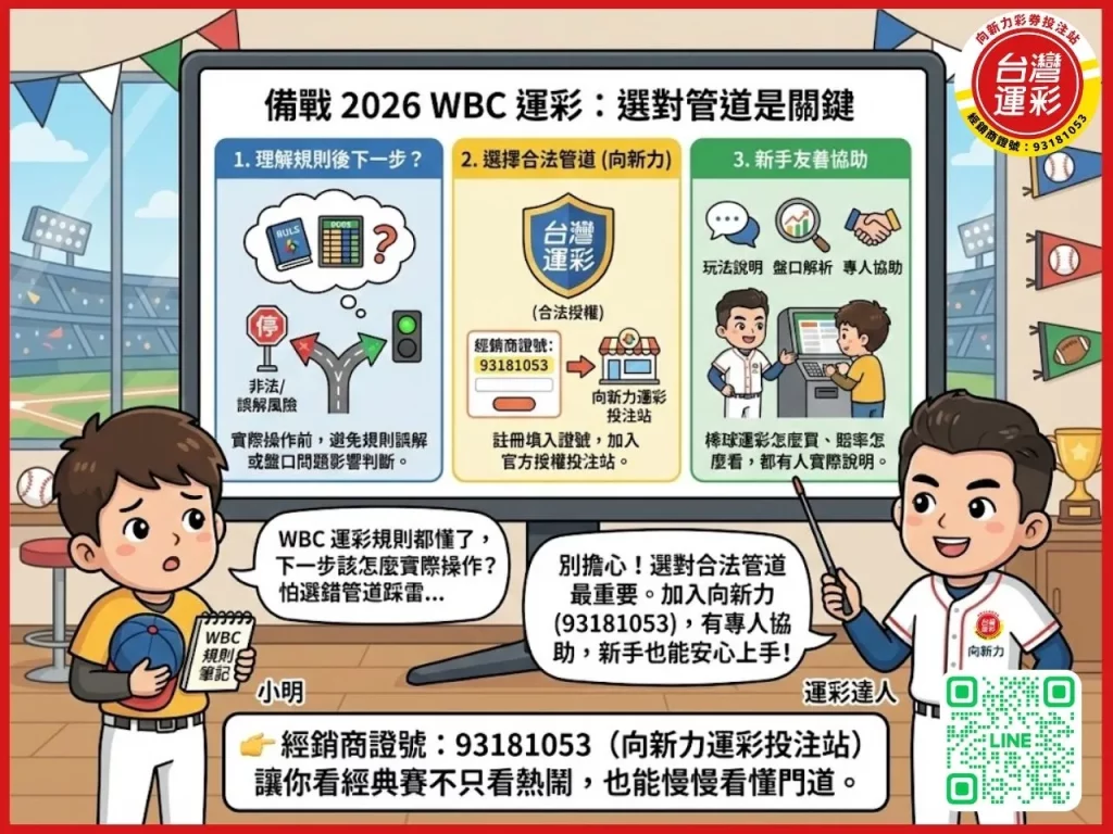 wbc 運彩 運彩經典賽 棒球運彩 棒球運彩怎麼買 棒球運彩賠率 向新力運彩
