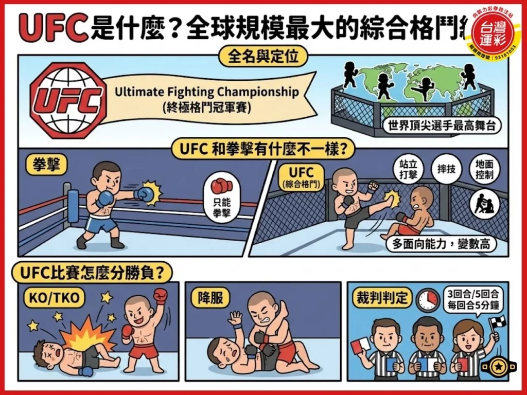UFC運彩 UFC運彩怎麼玩 UFC不讓分 UFC冠軍玩法 UFC運彩教學