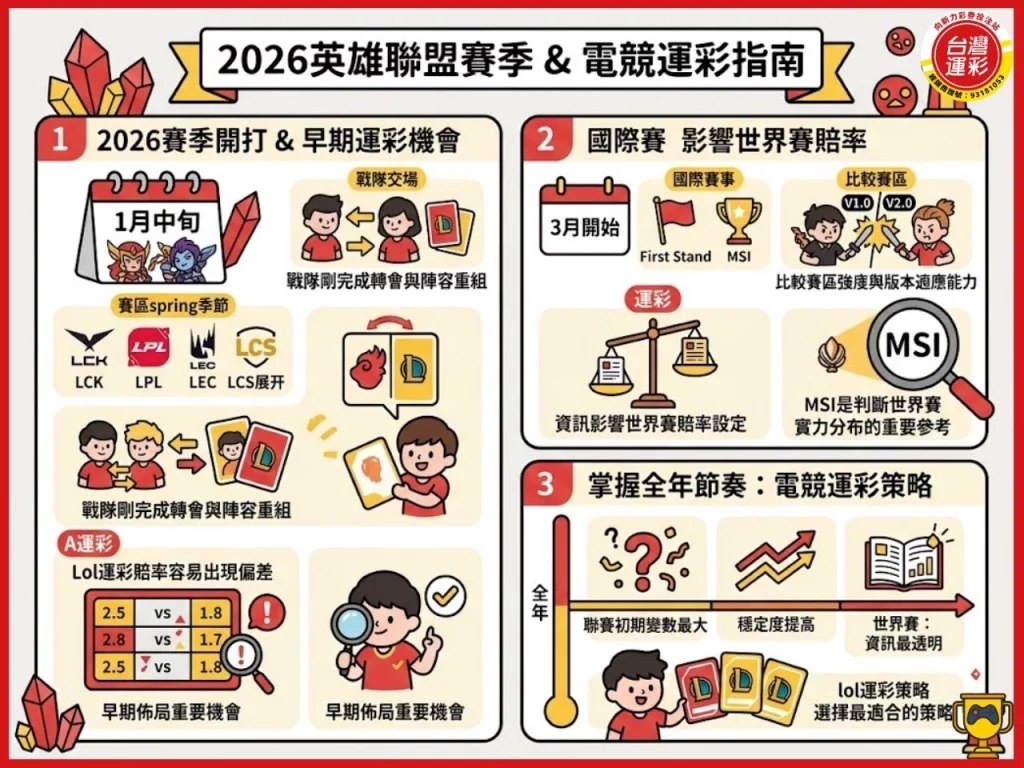 2026英雄聯盟賽程 lol運彩 英雄聯盟運彩 lol世界賽運彩 lol運彩賠率