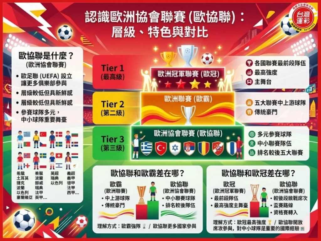 歐協聯賽制 歐協聯歷屆冠軍 歐協聯球隊 歐協聯和歐霸差別 歐洲協會聯賽 歐協聯冠軍
